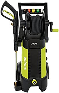 Sun Joe SPX3001 2030 PSI 1.76 GPM 14.5 AMP Electric Pressure Washer with Hose Reel, Green