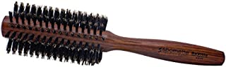 Spornette Deville 2 Inch Round Boar Bristle Hair Brush (#314) - Round Brush for Blow Drying, Styling, Curling, Blowouts, Beach Waves, Adding Volume and Lift to Medium Hair Lengths. Great For All Hair