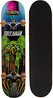 31 inch Tony Hawk Skateboard, Tony Hawk Signature Series 2 , 9-ply Maple Desk Skate Board for Cruising, Carving, Tricks and Downhill, Mad Hawk (ABO31S2TH-MHK-STK-1)