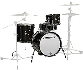 Ludwig Drum Shell Pack, Black Sparkle, inch (LC179X016)