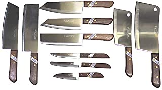 GiveOrBuy Set of 10 Kitchen Chef's Knives Kiwi Thailand Brand ship from GiveOrBuy