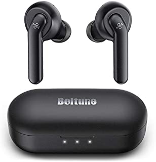 Wireless Earbuds Active Noise Cancelling | Boltune Enhanced Deep Bass Bluetooth Earbuds | Built-in 4 Mics |Touch Control | USB-C Quick Charge | IPX8 Waterproof