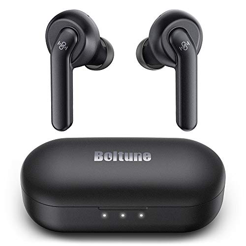 Wireless Earbuds Active Noise Cancelling | Boltune Enhanced Deep Bass Bluetooth Earbuds | Built-in 4 Mics |Touch Control | USB-C Quick Charge | IPX8 Waterproof