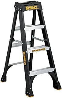 DeWalt DXL3010-04 Fiberglass Stepladder, 4-Feet, Black