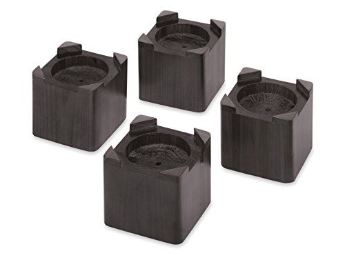 Whitmor Wood Espresso-Set of 4 Bed Riser