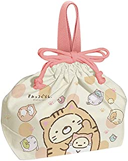 Skater Sumikko Gurashi Drawstring Pouch Bag (Warm Day) for Lunch Bento Box KB7 from Japan