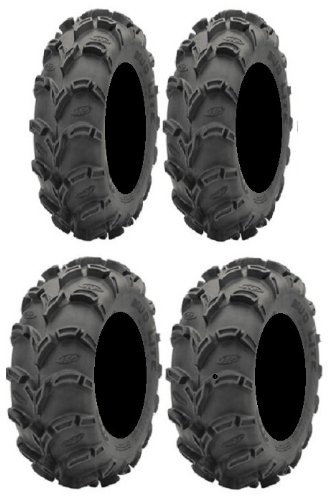 Full set of ITP Mud Lite XL 28x10-12 and 28x12-12 ATV Tires (4)