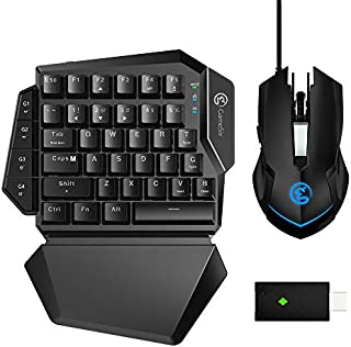 GameSir VX Gaming Keyboard and Mouse for Xbox One/Xbox Series X/S, PS4, PS3, Nintendo Switch PC, Wireless Game Keypad and Mouse Adapter for Computer and Consoles