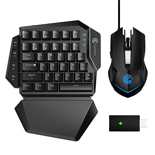 GameSir VX Gaming Keyboard and Mouse for Xbox One/Xbox Series X/S, PS4, PS3, Nintendo Switch PC, Wireless Game Keypad and Mouse Adapter for Computer and Consoles