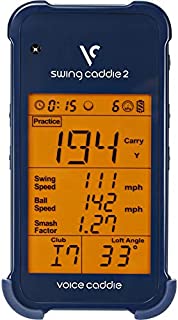 Voice Caddie SC 200 Portable Golf Launch Monitor with Audible Output, Blue