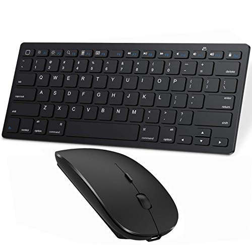 Bluetooth Keyboard and Mouse for iPad,ipad Keyboard and Mouse,Wireless Keyboard and Mouse for iPad iPad 10.2 / iPad Pro/iPad Air/iPad Mini (iPadOS 13 / iOS 13 and Above) (Black)