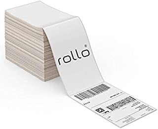 ROLLO Thermal Direct Shipping Label (Pack of 500 4x6 Fan-Fold Labels) - Commercial Grade