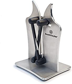 Brod & Taylor Professional Knife Sharpener Solid Stainless Steel and Austrian Tungsten Carbide