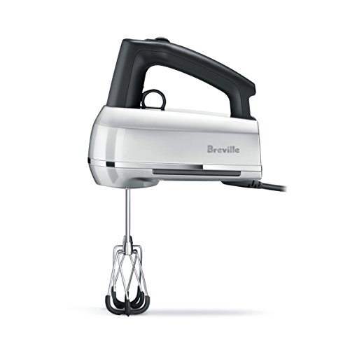 Breville BHM800SILUSC BHM800SIL Handy Mix Scraper Hand Mixer, Silver, 2.3