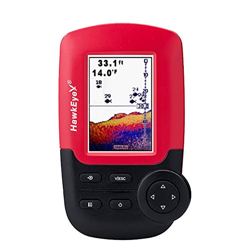 HawkEye Fishtrax 1C Fish Finder with HD Color Virtuview Display