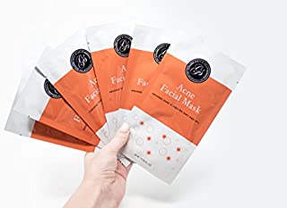 Full Face Essence Facial Sheet Masks by Grace & Stella Co. (Acne)