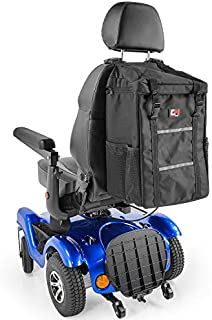 Mega Bag for Mobility Scooters and Electric Wheelchairs J840 by Challenger Mobility, Backrest Mount, Large Storage Space