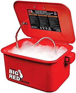 Torin T10035 Big Red Steel Cabinet Parts Washer with 110V Electric Pump, 3.5 Gallon Capacity