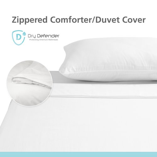 Dry Defender Premium Waterproof Comforter/Duvet Cover - Full/Queen