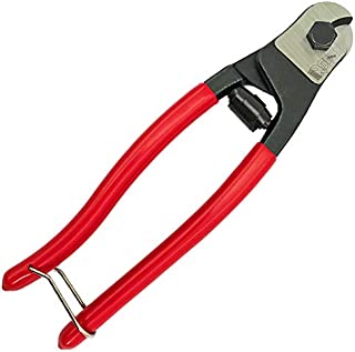 8 inch Steel Cable Cutters Heavy Duty for Hard-Wires, Aircraft & Cooper Cable. Stainless Steel Wire Cutters Heavy Duty One-Hand Operation, Precise Cuts and Great for Gromet Removal