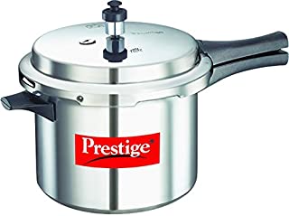 Prestige PPAPC5 Popular Pressure Cooker, 5 L, Silver