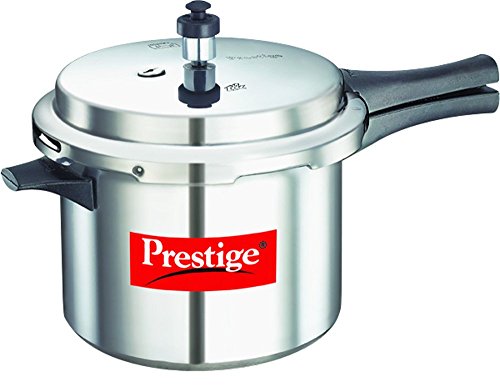 Prestige PPAPC5 Popular Pressure Cooker, 5 L, Silver