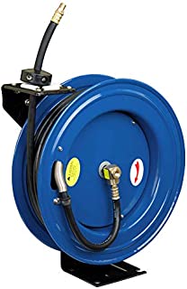 Cyclone Pneumatic CP3690 Retracable Air Hose Reel, Blue