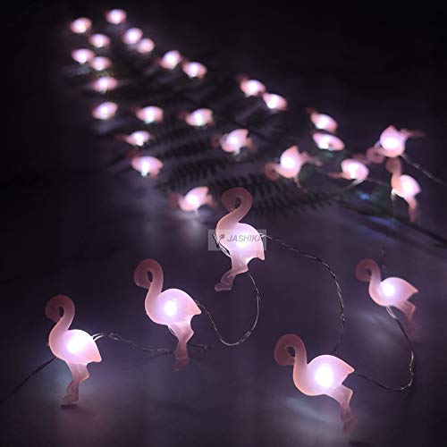 Summer Decoration Pink Flamingo String Lights