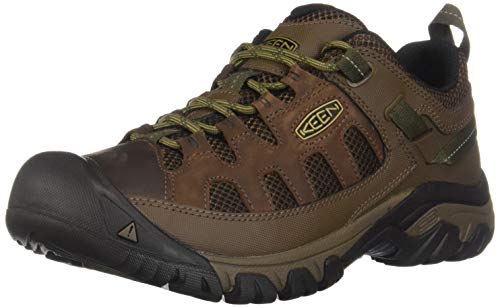 KEEN Men's Targhee Vent Hiking Shoe, Cuban/Antique Bronze, 13 M US