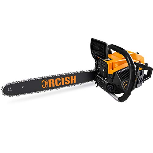 ORCISH 62cc 2-Cycle 20-Inch Gas Powered Chainsaw