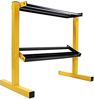 BalanceFrom 2-Tier Easy-Grab Dumbbell Rack