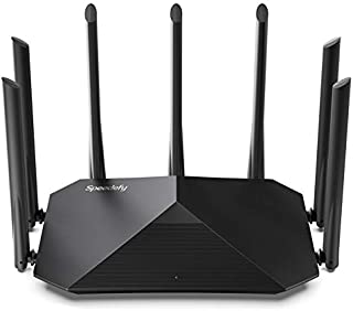 Speedefy AC2100 Smart WiFi Router - Dual Band Gigabit Wireless Router for Home & Gaming, 4x4 MU-MIMO, 7x6dBi External Antennas for Strong Signal, Parental Control, Support IPv6 (Model K7)