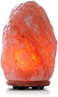 Himalayan Glow 1004 Hand Carved Natural Himalayan Salt lamp, 15-20 lbs