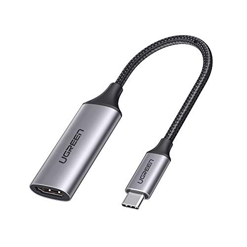 UGREEN USB C to HDMI Adapter Cable 4K 60Hz, Aluminum Type C Thunderbolt 3 Converter Male to Female for MacBook Pro 2019, Samsung Note 10 S10 S9 S8 Plus, iMac, LG V50 V30 V20, XPS 15 13, Yoga 900