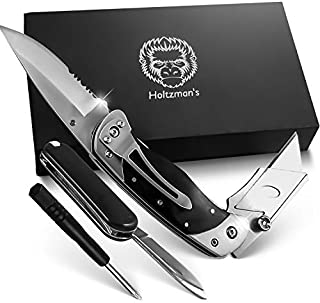 Premium Utility Knife, Folding Pocket Knife Combo, Box Cutter