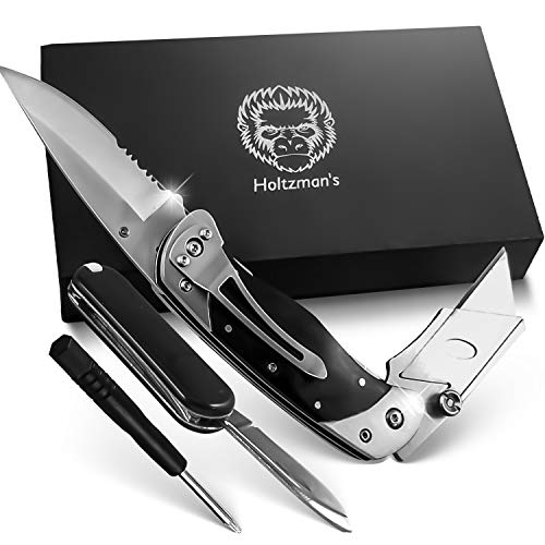 Premium Utility Knife, Folding Pocket Knife Combo, Box Cutter