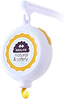 SHILOH Baby Crib Musical Mobile Battery-Operated 60 Songs White