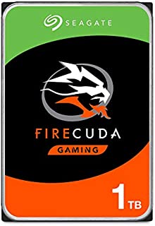 Seagate FireCuda 1TB Solid State Hybrid Drive Performance SSHD  3.5 Inch SATA 6Gb/s Flash Accelerated for Gaming PC Desktop  Frustration Free Packaging (ST1000DX002)