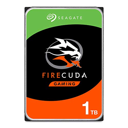 Seagate FireCuda 1TB Solid State Hybrid Drive Performance SSHD  3.5 Inch SATA 6Gb/s Flash Accelerated for Gaming PC Desktop  Frustration Free Packaging (ST1000DX002)