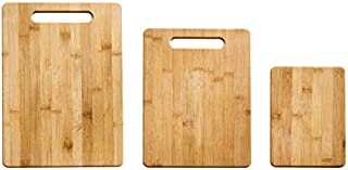 Farberware 5190597 3-Piece Bamboo Cutting Board Set, Assorted Sizes