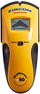 Zircon StudSensor e50 Electronic Wall Scanner / Edge Finding Stud Finder / Live AC WireWarning Detection