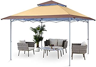 ABCCANOPY 13x13 Canopy Tent Instant Shelter Pop Up Canopy 169 sq.ft Outdoor Sun Shade, Beige