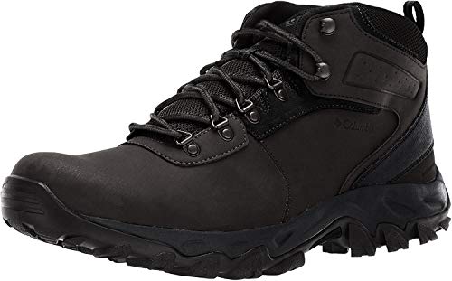 Columbia Men's NEWTON RIDGE PLUS II WATERPROOF Wide Hiking Boot, Black/Black, 11 Wide US