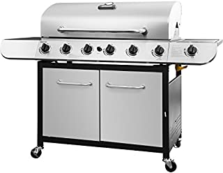 Royal Gourmet SG6002 Cabinet Propane Gas Grill, 6-Burner, Stainless Steel