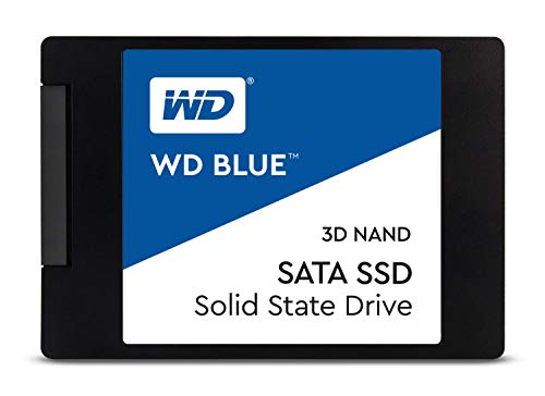 Western Digital 500GB WD Blue 3D NAND Internal PC SSD - SATA III 6 Gb/s, 2.5