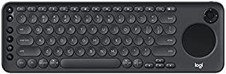 Logitech K600 TV - TV Keyboard with Integrated Touchpad and D-Pad Compatible with Smart TV - Graphite Black