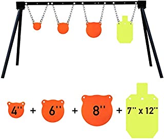 Highwild Steel Target Stand AR500 Shooting Target System (Stand, Mounting Kits & 4