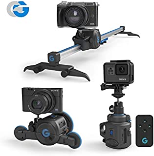 GripGear Movie Maker, The Directors Set - Electronic Camera Slider & Micro Dolly & 360° Panoramic Time Lapse System.