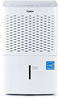 TOSOT Energy Star Dehumidifier with Pump for Rooms up to 4,500 Sq. Ft Quiet, Portable with Wheels, and Continuous Drain Hose Outlet-Efficiently Removes Moistures for Home, Basement, Bedroom, White