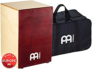 Meinl Cajon Box Drum with Internal Snares and FREE Bag - MADE IN EUROPE - Baltic Birch Wood Full Size, 2-YEAR WARRANTY (BC1NTWR)